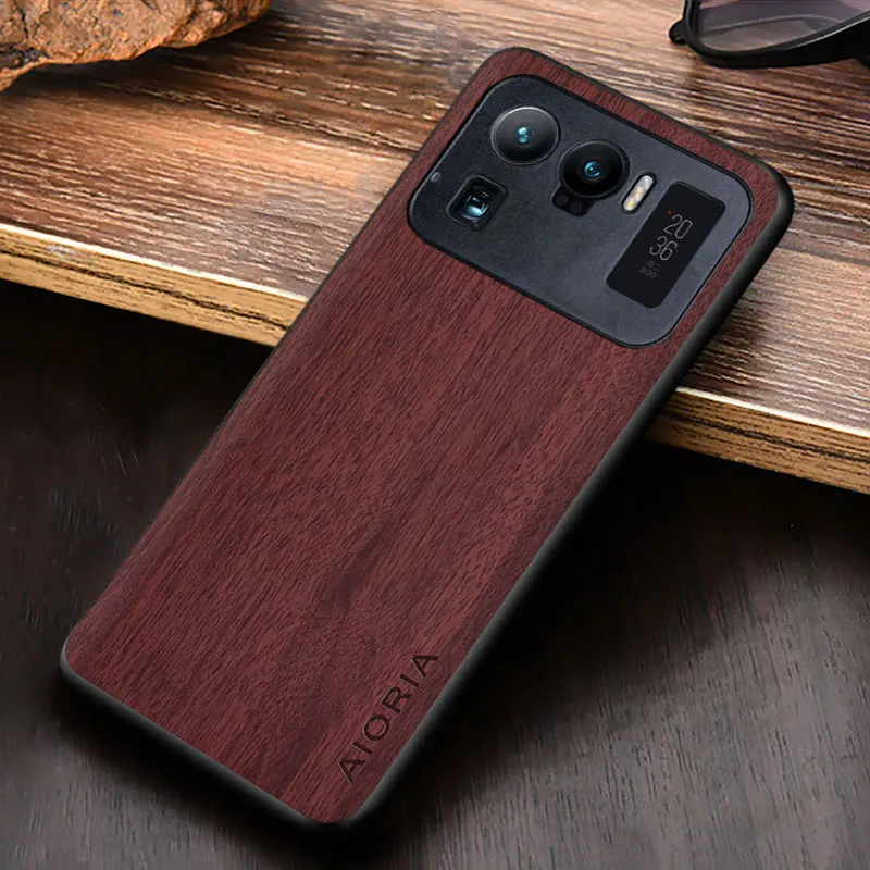 Чехол под дерево для Xiaomi Mi 11 Ultra mi pro мягкие ТПУ Силиконовые жесткие