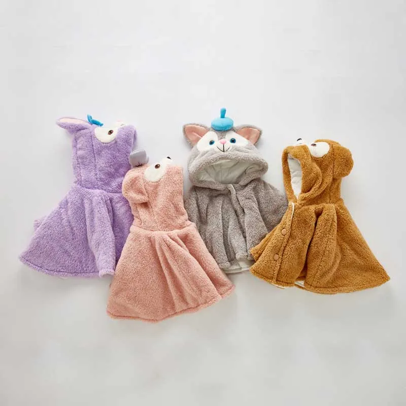 Осенне-зимняя детская накидка HS Детская короткая плюшевая плотная ветрозащитная