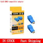 Адаптер сигнала 4k * 2k, Rj45, HDMI, удлинитель до 30 м в длину через сетевой порт Lan Cat5e6 Utp Lan, 2,5 Гбитс