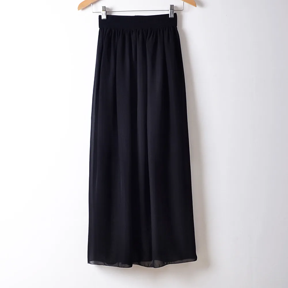 

Women Girl Stretch High Waist Plain Flared Pleated Long Skirt Dress 2021 Clothing Harajuku skirts womens mini Female Shorts