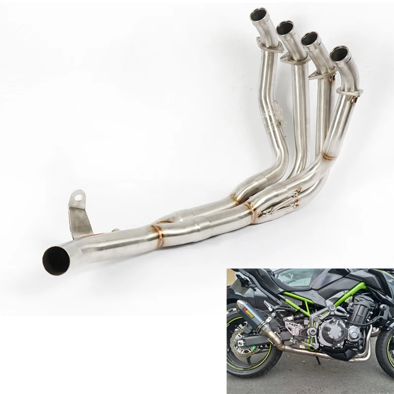 Полная система выхлопной трубы для Kawasaki Z900(не Z900e z900 A2) 17-19 мотоцикл модифицированный глушитель выхлопной трубы передний коллектор трубы