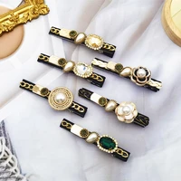 big brand pearl vintage woman barrettes for hair hair clips jewelry for women party accessories