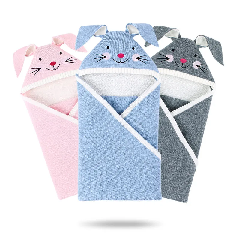 Спальный мешок для детской коляски зимний теплый мультяшный трикотажный