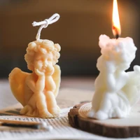 nordic gift christmas candles aromatherapy flameless soy angel cute candle candle birthday luxury velas aromaticas decoration
