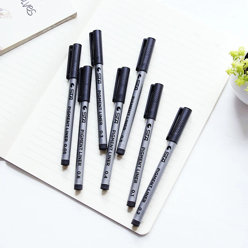 Водостойкий художественный маркер STA для рисования скетчей и комиксов