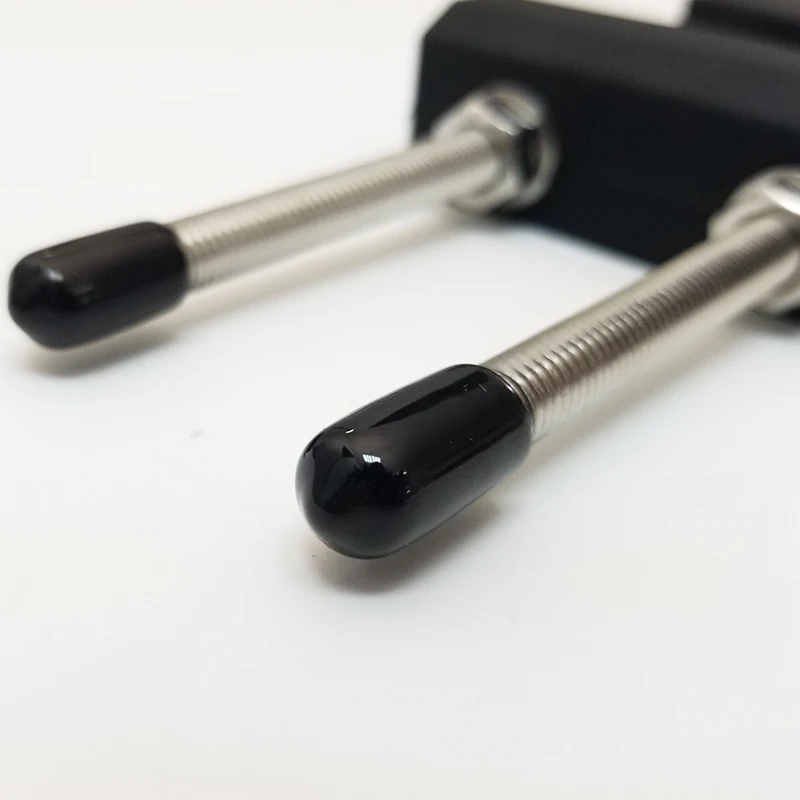 

Upgraded version of 304 stainless steel whetstone shelf adjustable sliding size non-slip silicone