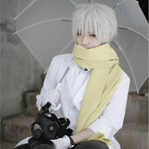 Игра драматическое убийство Косплей прозрачная маска парик DMMD Seragaki Aoba ролевая