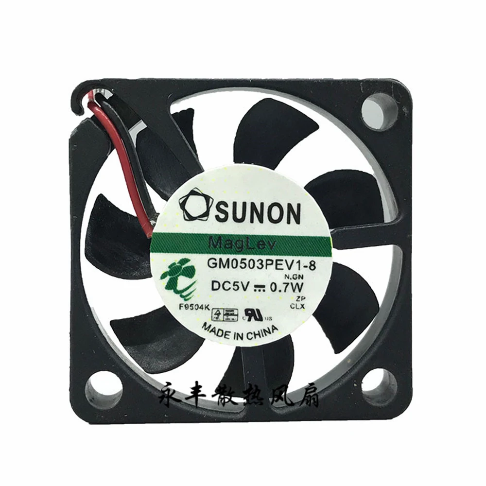 For Sunon GM0503PEV1-8 Slim 6mm thickness 3006 5V 0.7W DC brushless Cooling fan