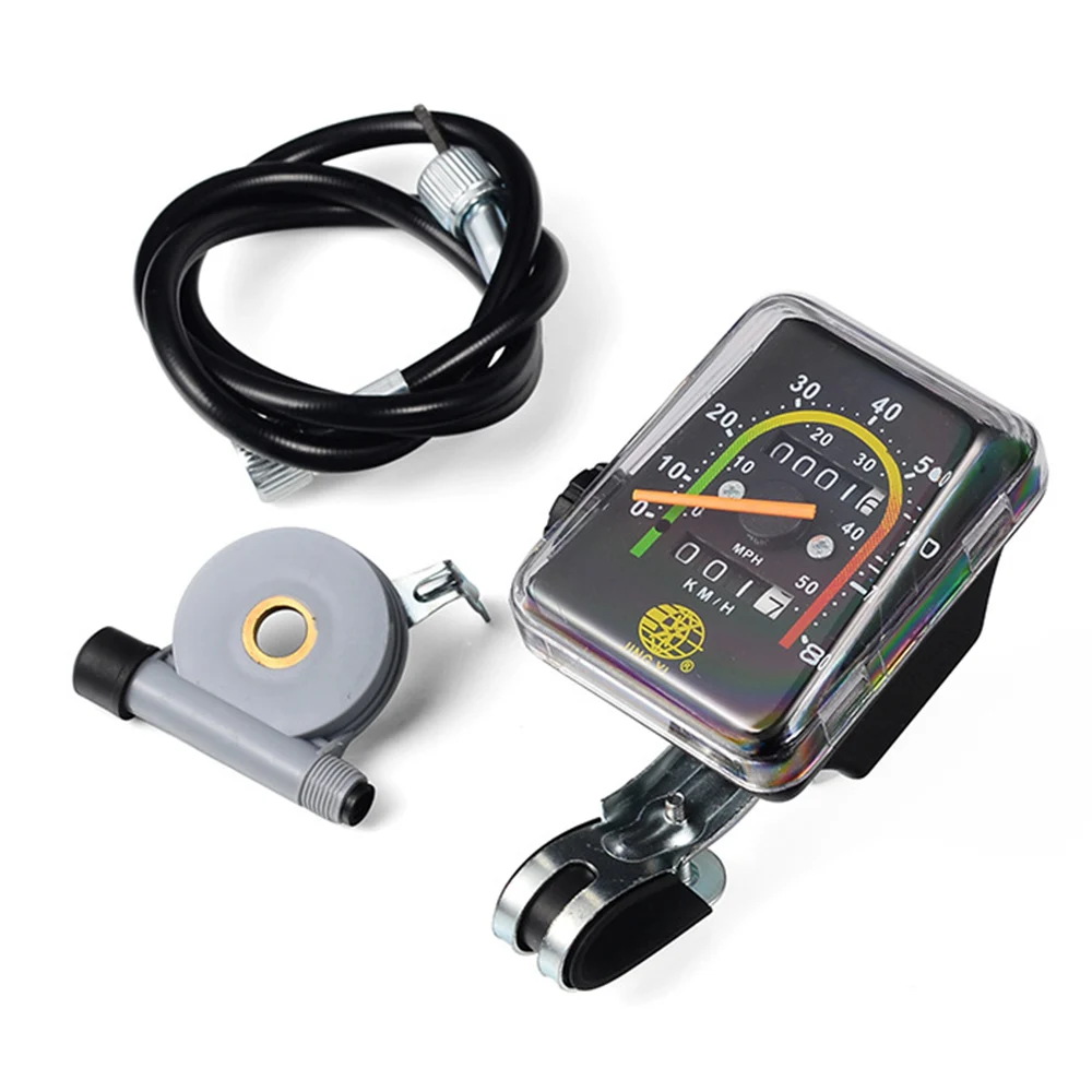 

Bicycle Computer Mechanical Cycling Odometer Stopwatch Wired Speedometer Accessory For 26 28 29 27.5 Inch Bike