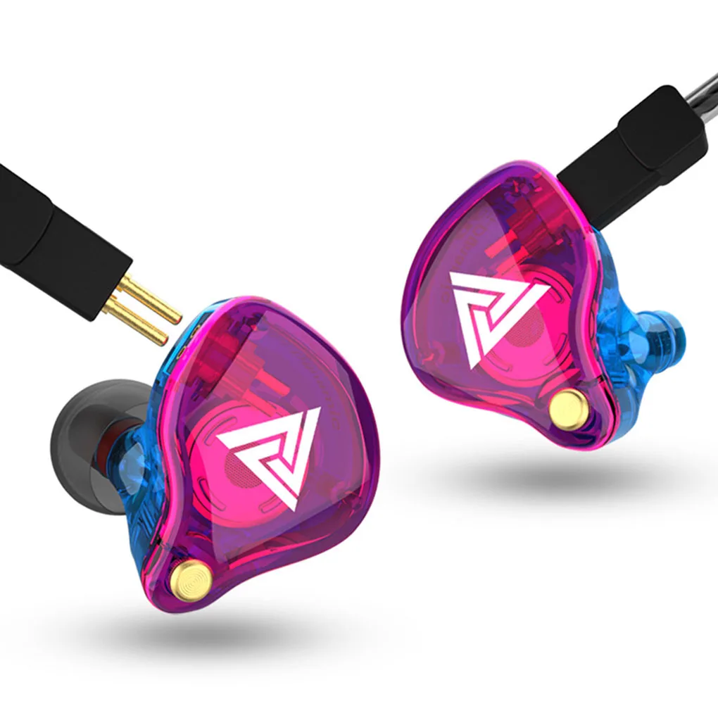 2020 новые QKZ VK4 наушники 3 5 мм проводные вкладыши спортивные HIFI бас шумоподавляющие