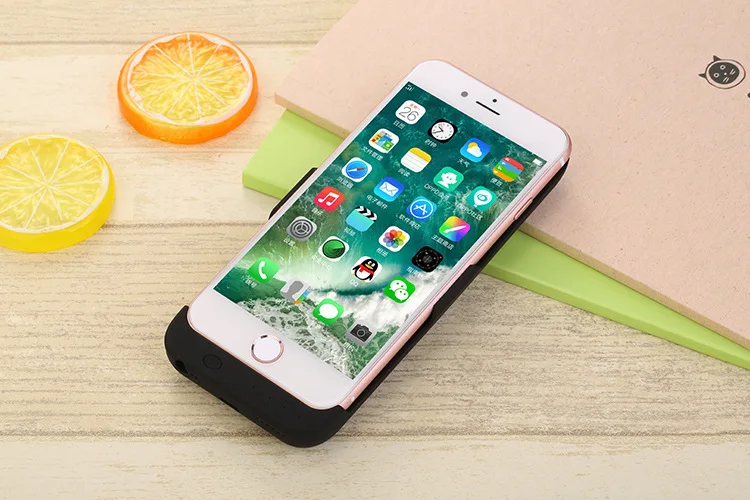 10000 мА/ч, Мощность чехол для iPhone 6 6s 7 plus чехол Батарея Зарядное устройство чехол для iPhone 6 6s 7 8 плюс Мощность Bank зарядное устройство чехол Мощность банка