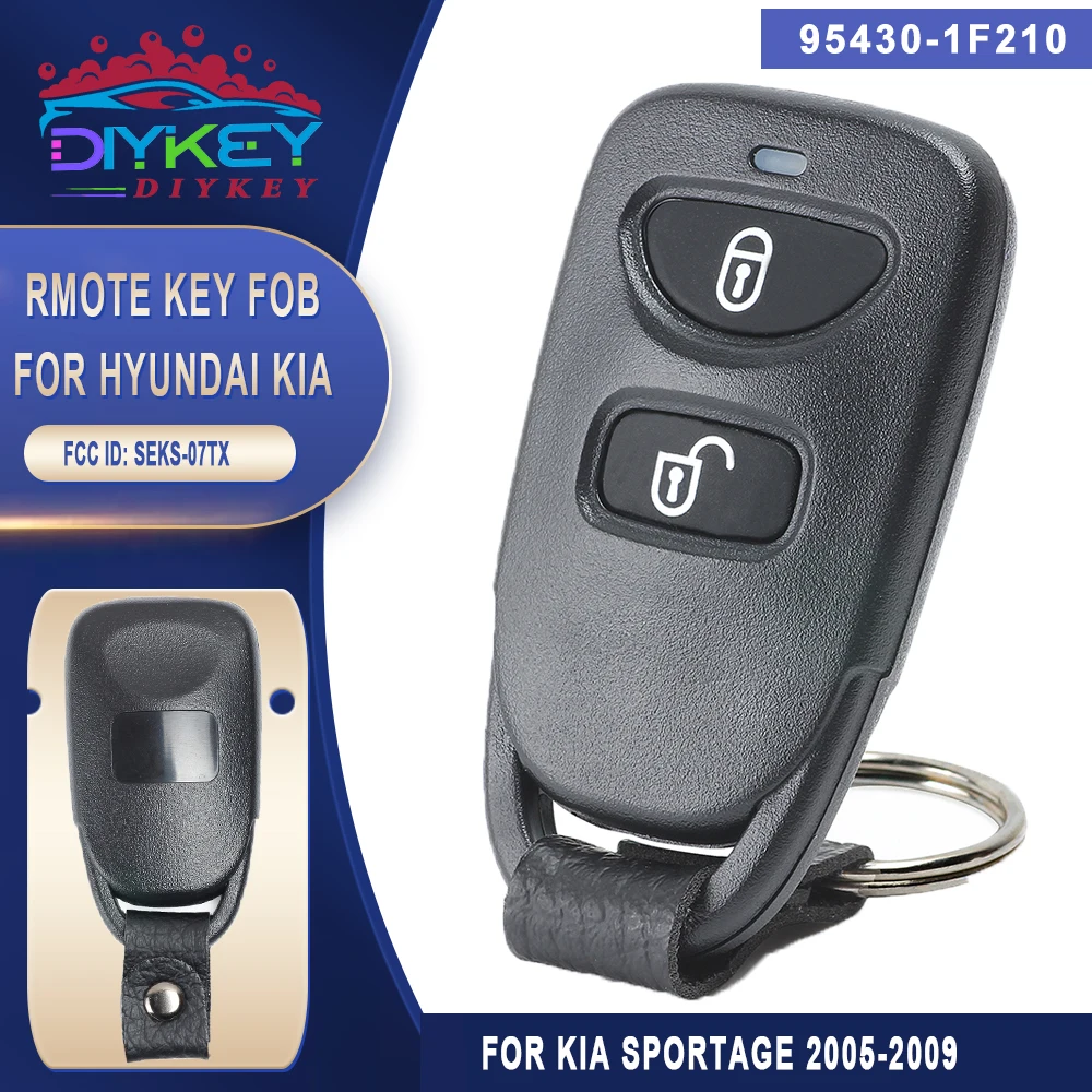 Дистанционный смарт-ключ DIYKEY P/N: 95430-1F120 315 МГц/434 МГц, 2 кнопки для Kia Sportage 2005 2006 2007 2008 FCC Дистанционный смарт-ключ DIYKEY P/N: 95430-1F120 315 МГц/434 МГц, 2 кнопки для Kia Sportage 2005 2006 2007 2008 FCC