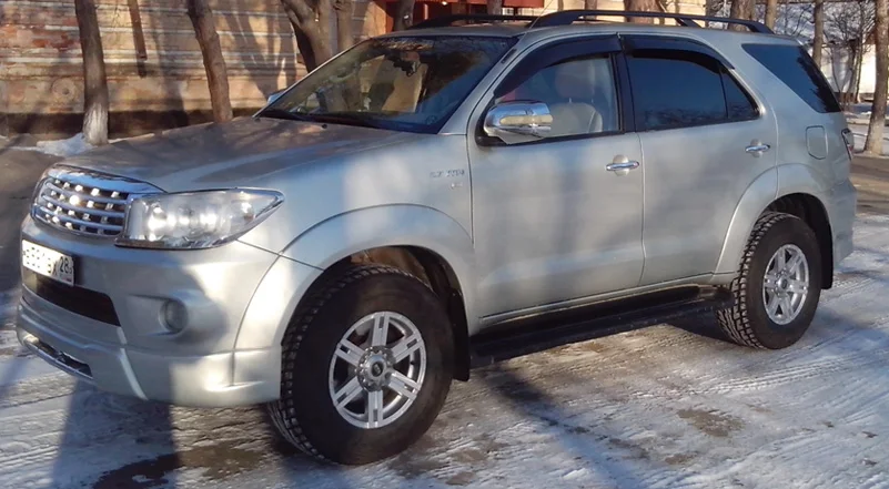 Багажник на крышу, рейка на крышу для Toyota old Fortuner 2008-, алюминиевый сплав+ ABS, дизайн, промо-цена