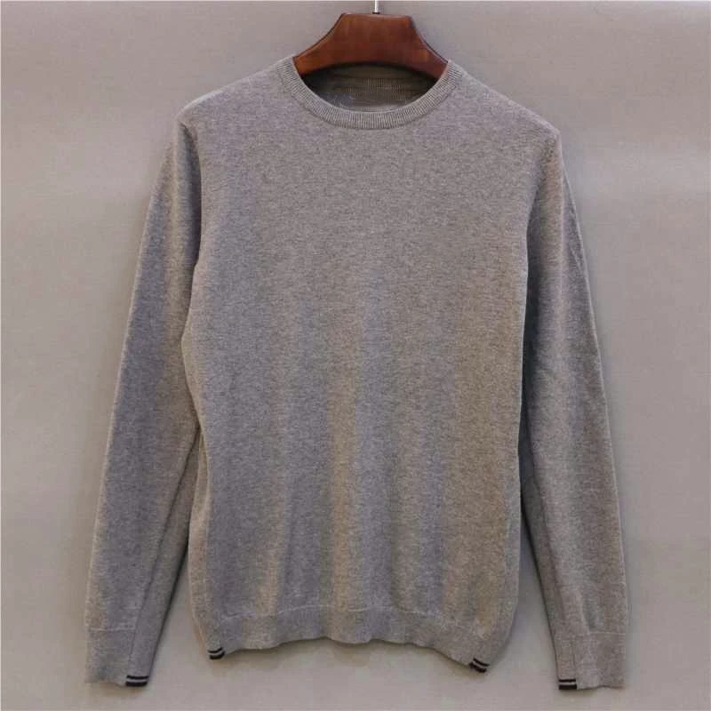 

Men Fp O-neck 100% Cotton Sweater Autumn Winter Jersey Jumper Hombre Pull Homme Hiver Pullover Male Knitted Wool Collar Sweaters