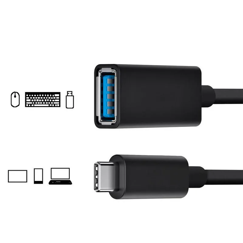 Type-C USB OTG адаптер зарядный кабель для Meizu Pro 7 6 XiaoMi mi5s mi6 NEXUS 5X 6P LG G5 G6 Huawei P9 P10 Plus Oneplus 5 3T