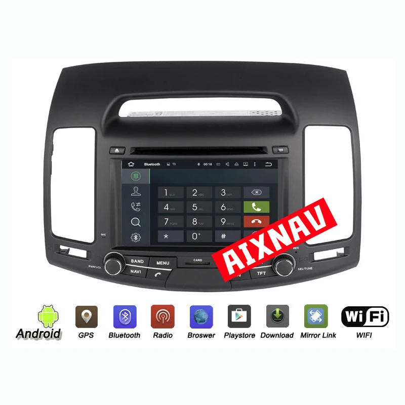 Сенсорный экран Bluetooth Камера заднего вида Автомобильная навигационная система GPS