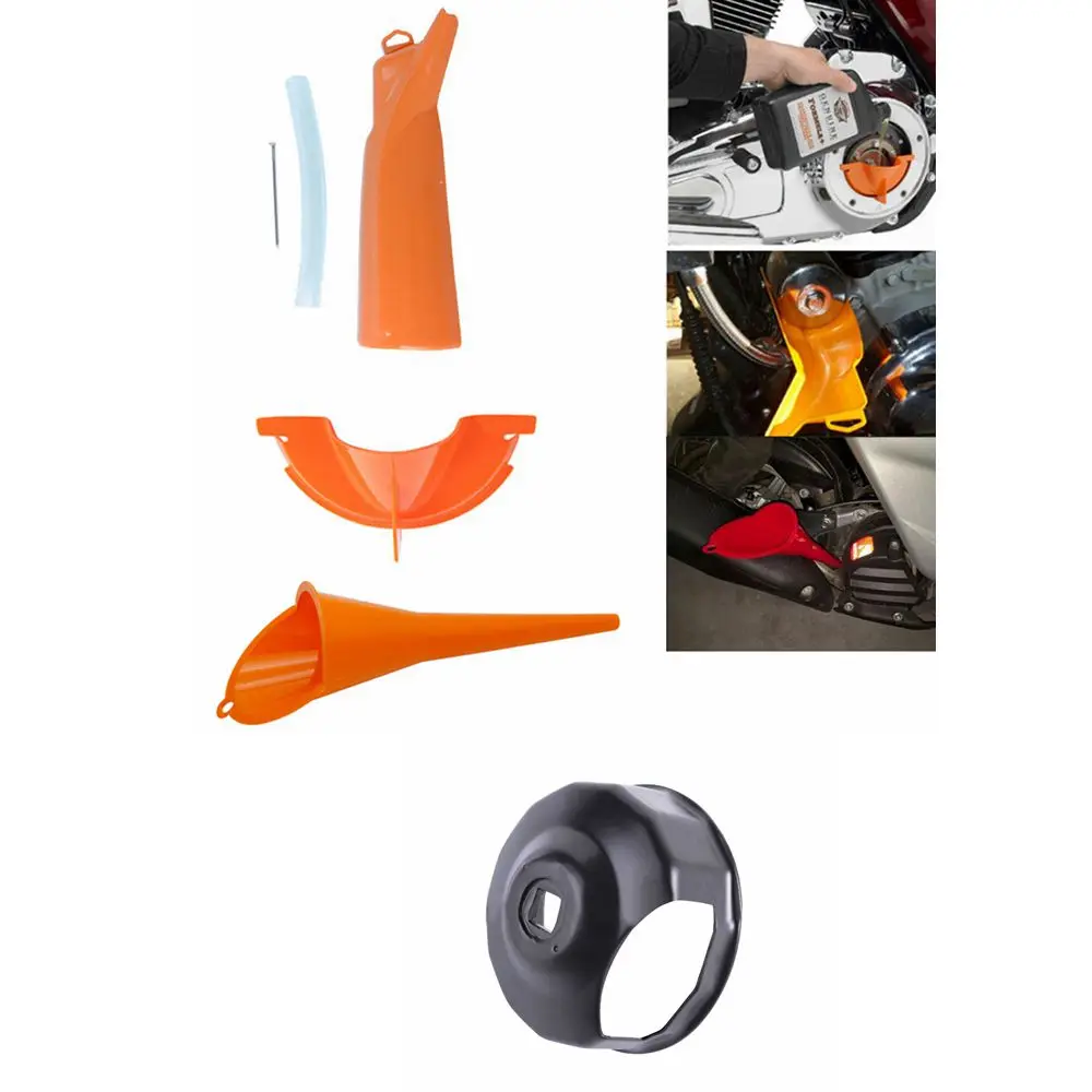 

Harley Touring Sportster Dyna Softail Мотоцикл Комплект Для Замены Масла С Воронкой Для Заливки Основного Масла Воронка Для П...