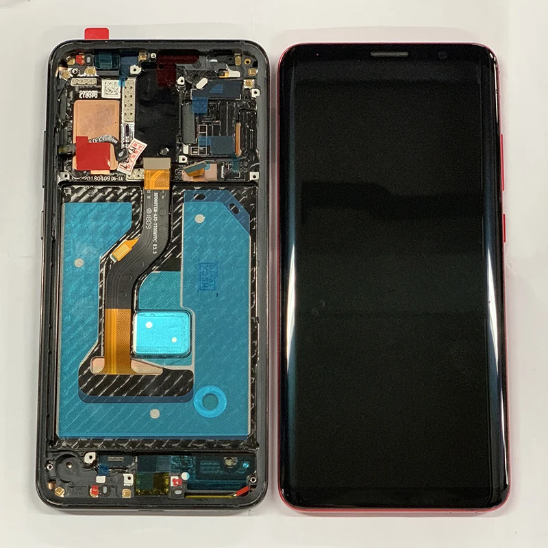 M& Sen для 6," huawei mate RS Porsche дизайнерский ЖК-экран+ отпечаток пальца+ рамка+ сенсорный дигитайзер для NEO-L29 NEO-AL00