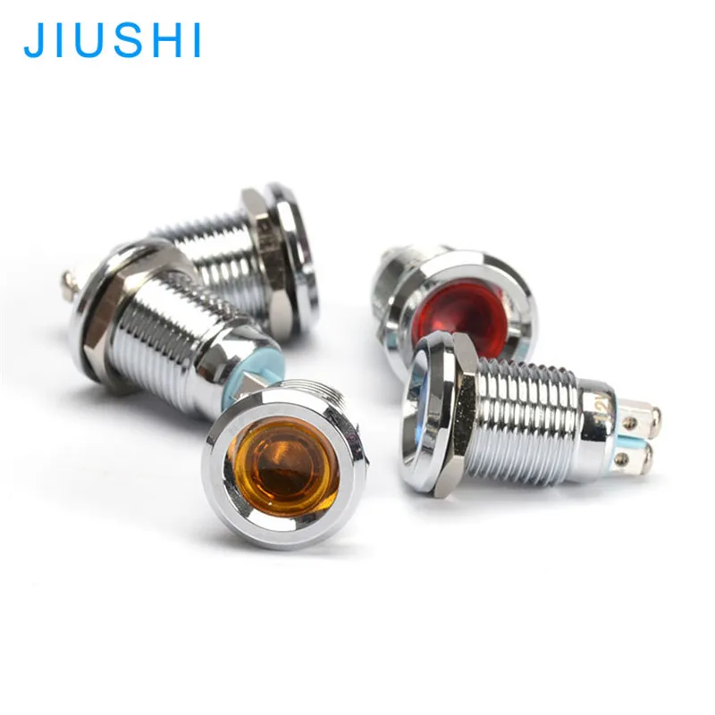10 шт. водонепроницаемые светодиодсветодиодный сигнальные лампы 12 мм В/24 В/220 В