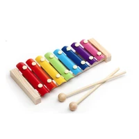 8 scales xylophone baby infant toy musical instrument puzzle toys hand knock interactive xylophone enlightenment musical toys