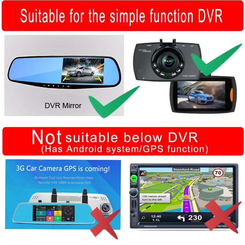 Автомобильный Кабель DVR с разъемом 3 5 мм/2 мм метровый 4 контактный Удлинительный
