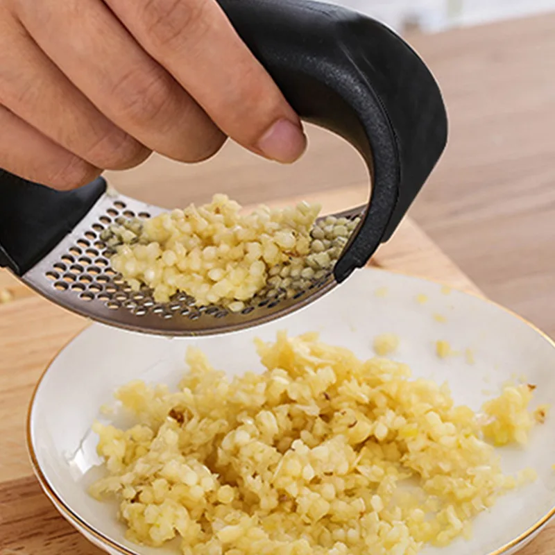 

Kitchen Accessories 1 Piece Stainless Steel Garlic Press Household Manual Garlic Press Kitchen Press Ginger Garlic Tool