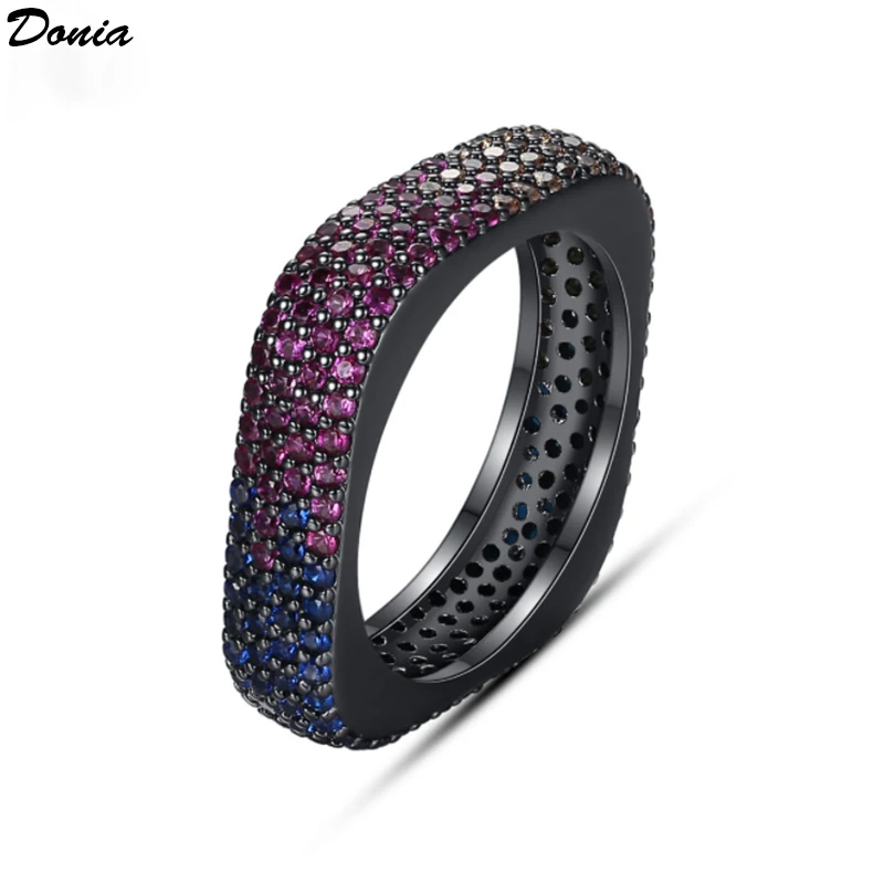 Женское кольцо с фианитом в европейском и американском стиле|Кольца| |