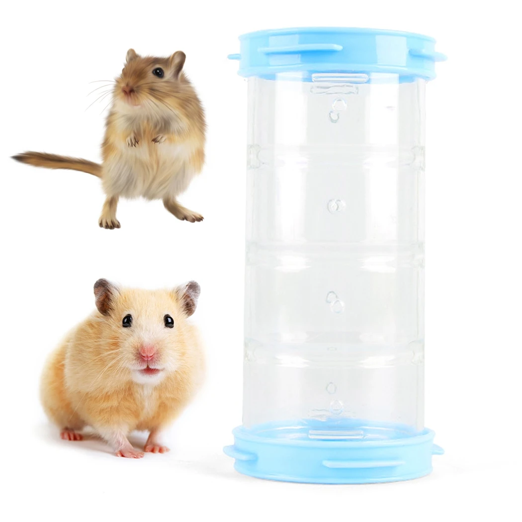 

Hamster Tubes Tunnels Toy Small Guinea Pig Hamster Toy Pet Supplies Plastic DIY Funny Mouse Cage Tube Small Animal External Pipe