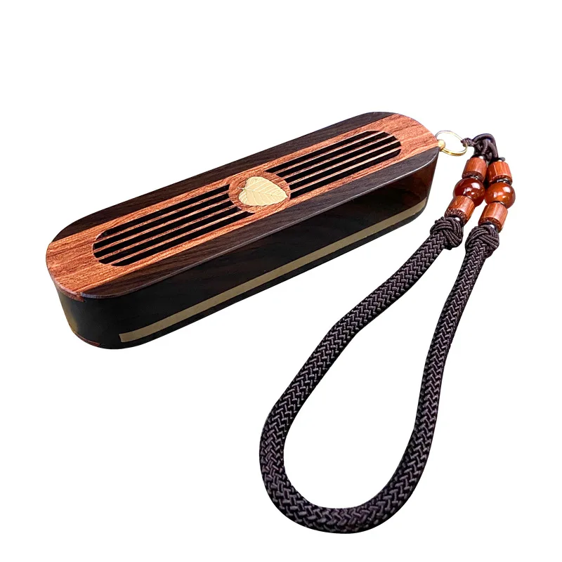 

Ebony Incense Burner Easy To Carry And Travel Double-Layer Incense Box Household Indoor