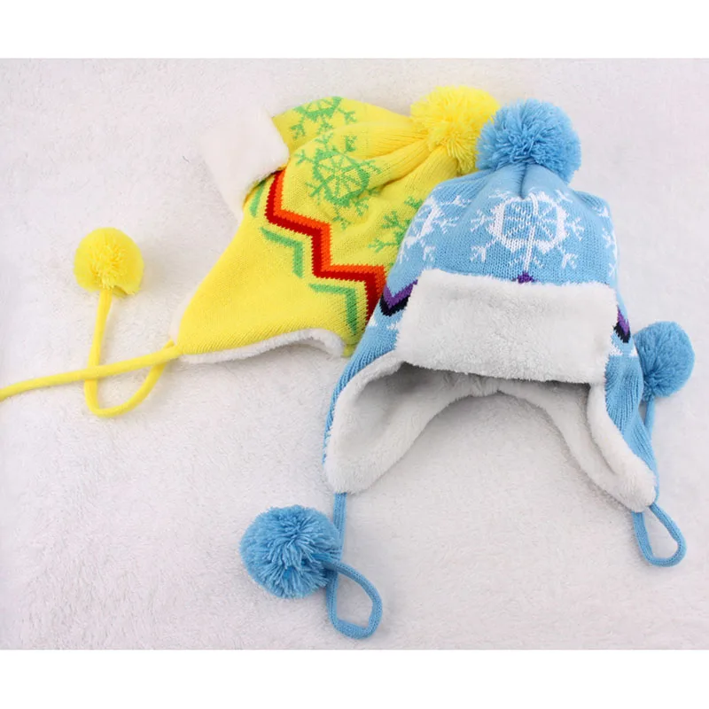 Baby Hat Winter Children Cap Girls Boys Knitted Beanies For Kids Cotton Solid | Детская одежда и обувь
