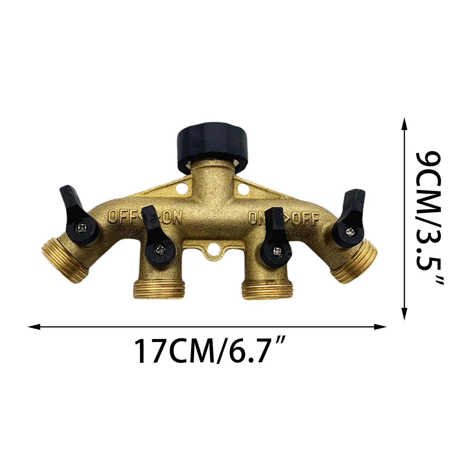 

Orchard and Garden Hose Splitter 4 Way Tap Hose Connectors Water Distributor Switch Water Filter Garden Tool