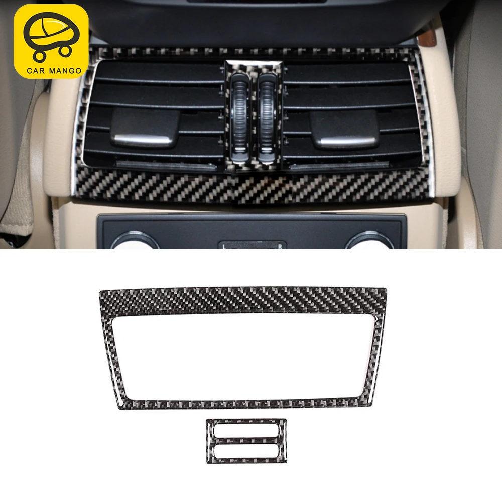 

Автомобильные аксессуары из углеродного волокна для BMW X5 E70 X6 E71 2007-2014, Задняя Крышка вентиляционного отверстия, наклейка на рамку, отделка, у...