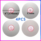 4 шт., зернистость 60080012003000, 6 дюймов