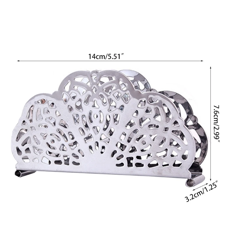 

Napkin Holders For Tables Dinner Napkin holder Silver Napkin Holder Metal Napkin Holder Tissue Holder Dining Table