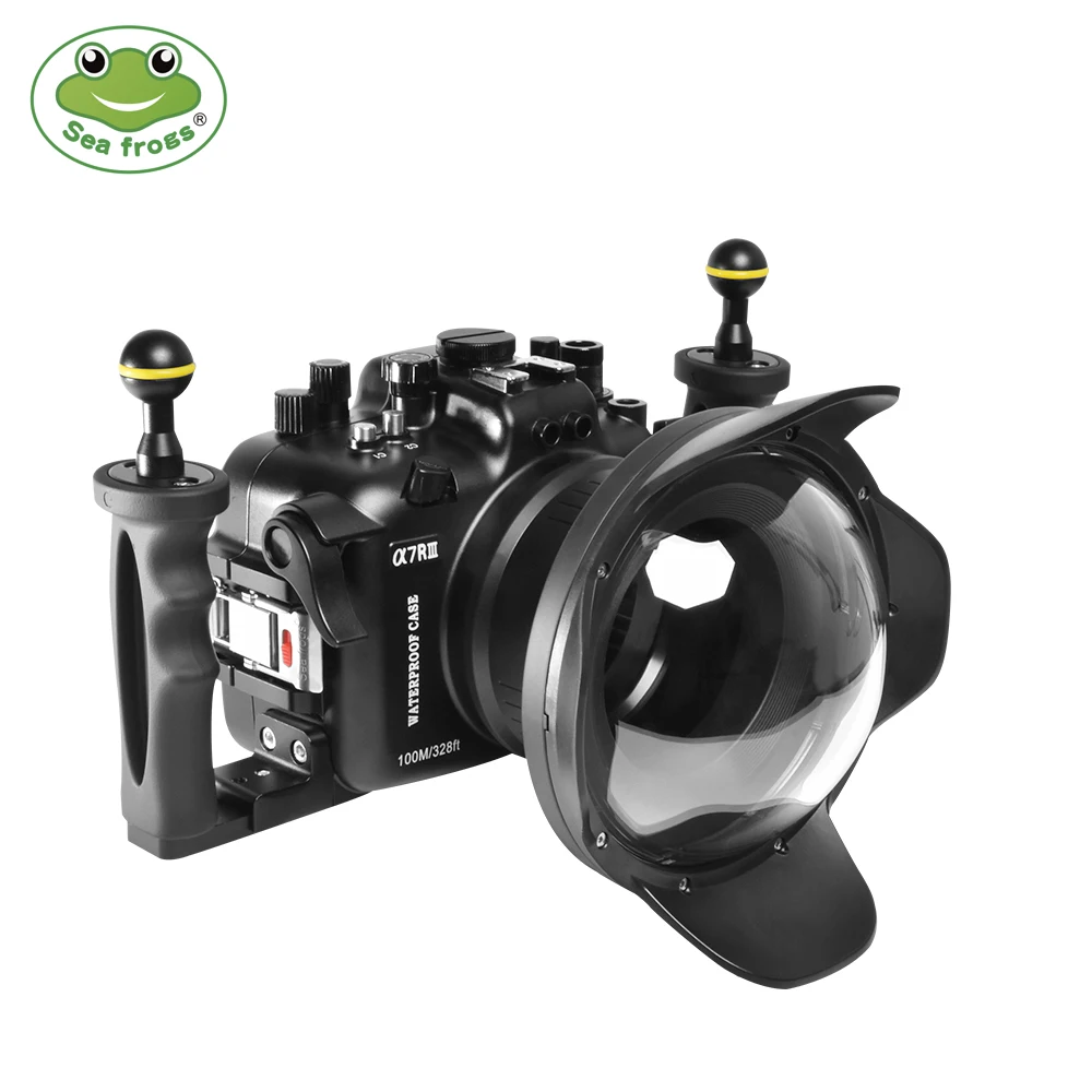 

Водонепроницаемый корпус из алюминиевого сплава для камеры Sony A7 III A7R III A7S III 3 A7M3 325FT/100M Чехол Для Подводного Погружения