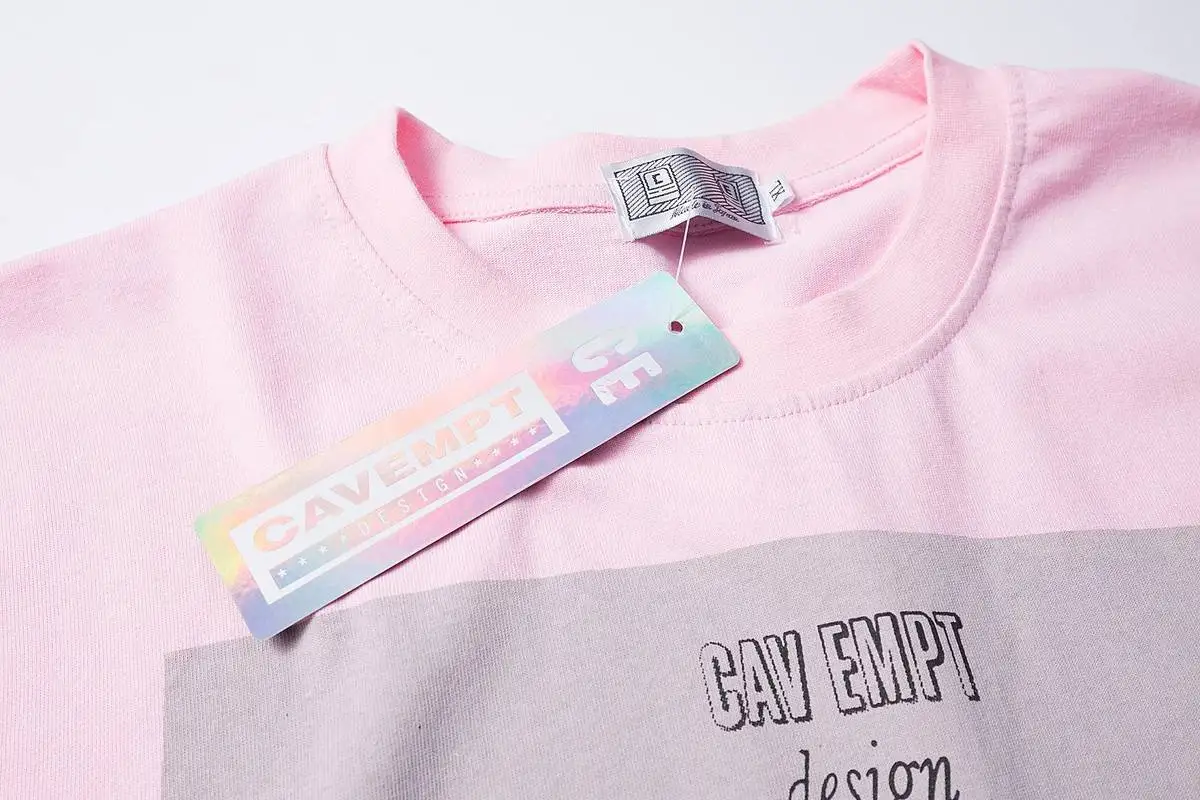 

20ss CAVEMPT t Shirt skyscraper print 1:1 high quality EU size CAVEMPT top Tees men women streetwear hip hop CAVEMPT T-Shirt