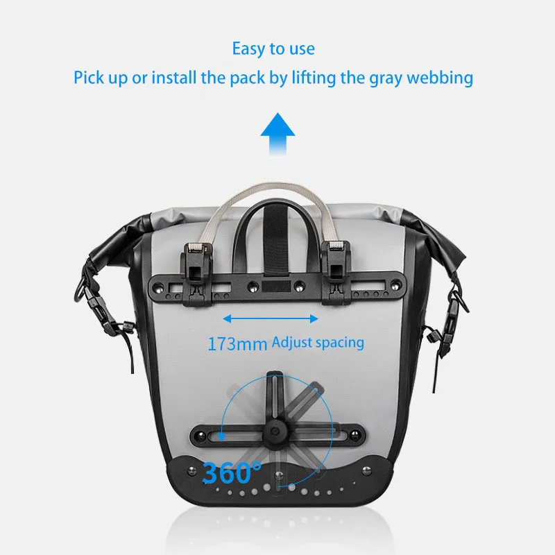 

AFISHTOUR Bicycle Rear Seat Bag Sides Cycling Bag Seatpost Bag Bicycle Accessories Bike Luggage Bag Rear Bike Frame Bag