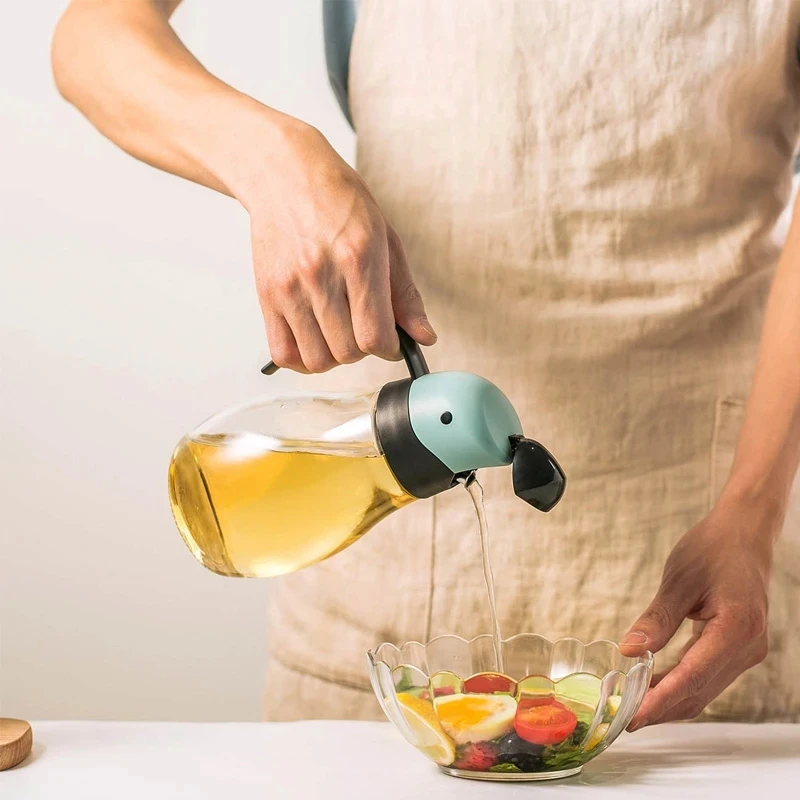 olive oil dispenser bottle sauces olive oil can kitchen gadget glass oil storage anti leak oil bottle vinegar soy sauce bottle free global shipping