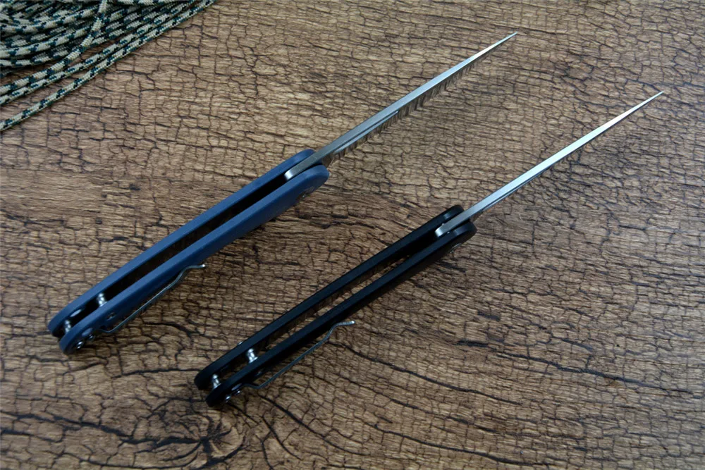 CH3015G10 Flipper D2 стальной нож с атласным лезвием спортивные охотничьи карманные ножи