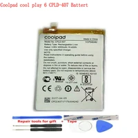 cpld 407 battery for coolpad cool play 6 cor i0 vcr a0 rechargeable lithium batteries 4000mah