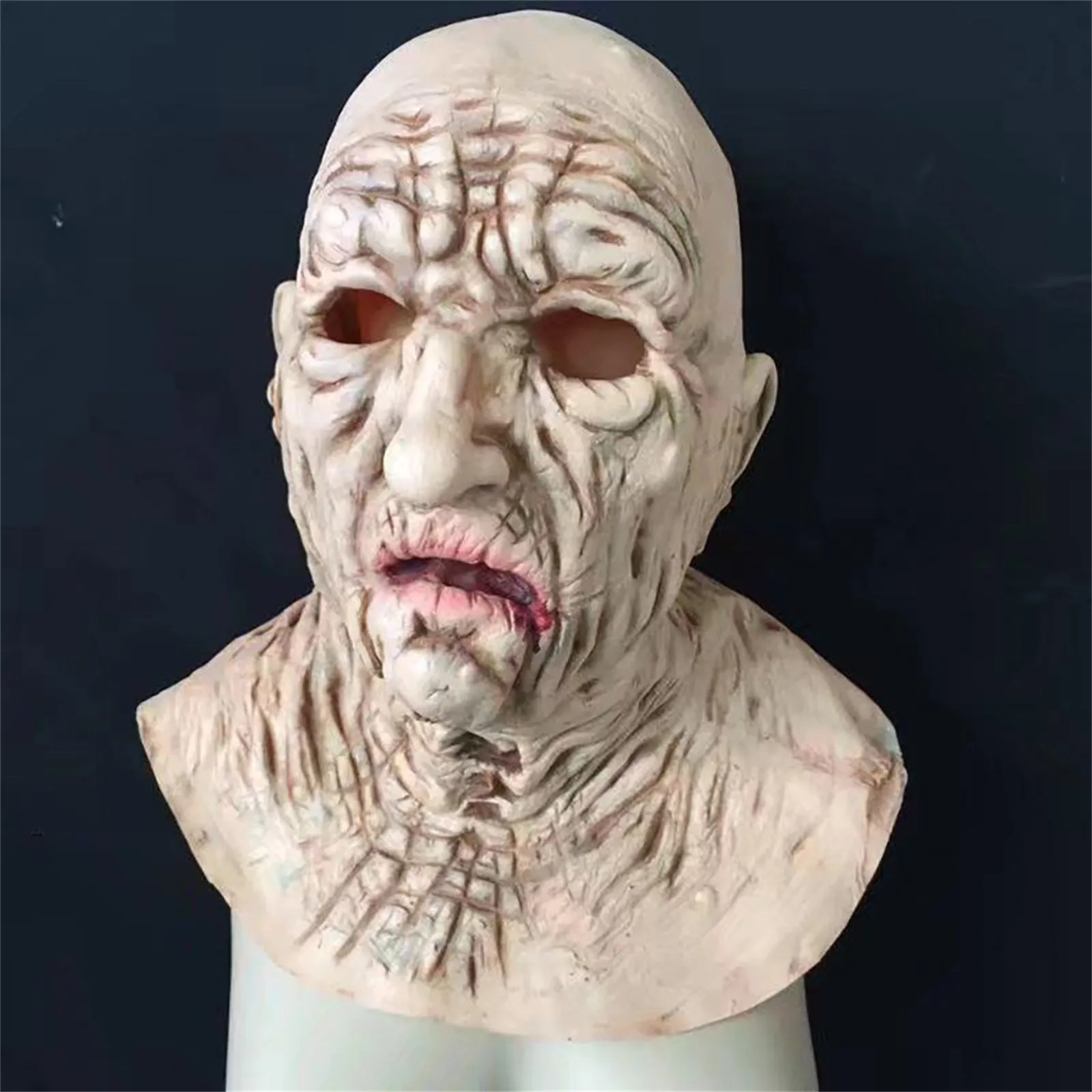 

Halloween Horrible Ghastful Creepy Scary Realistic Mask Masquerade Supplies Party Props Cosplay Costumes Toys