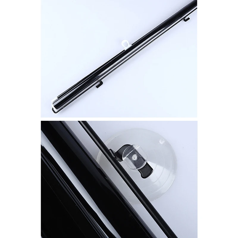 Черные Серебристые роликовые жалюзи на присоске солнцезащитные занавески из ПВХ