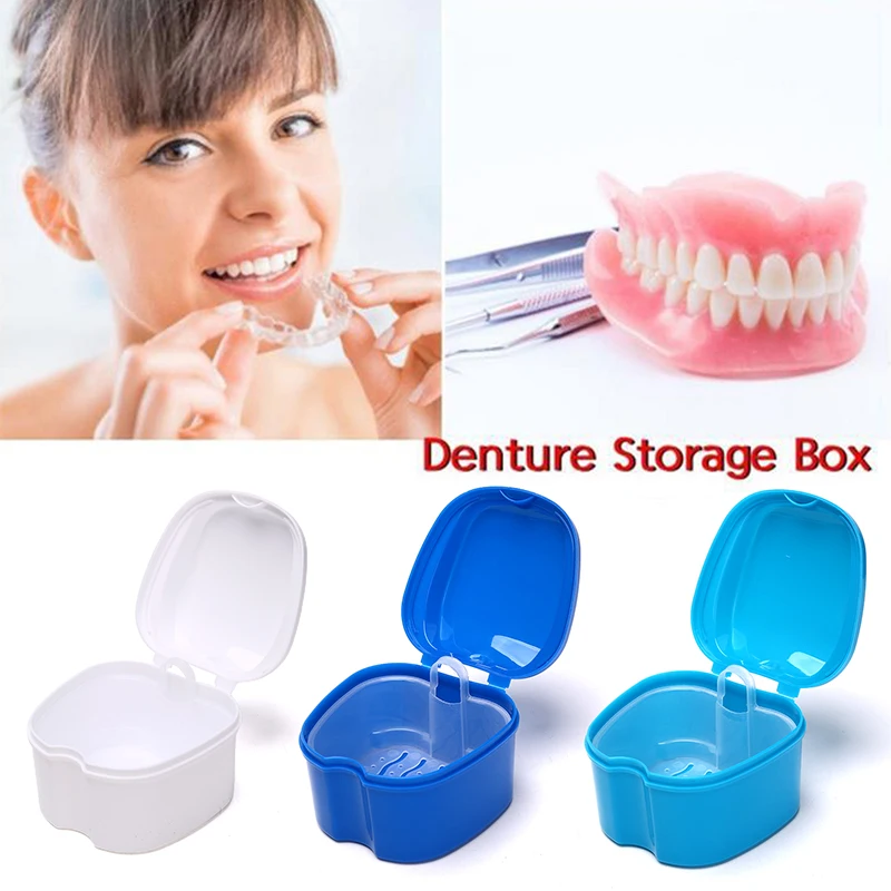 

Пластиковый органайзер для искусственных зубов, с подвесным сетчатым контейнером