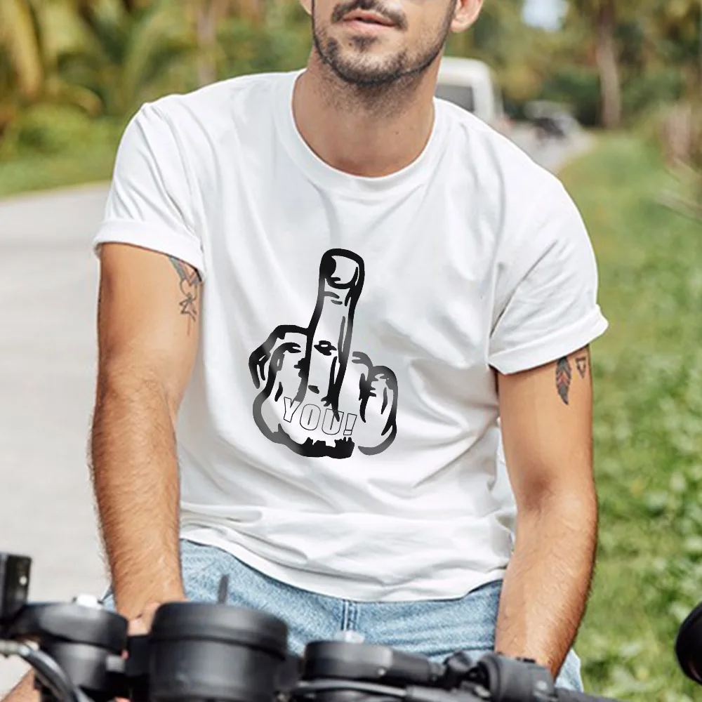 Забавная Мужская футболка 2020 с принтом новый стиль коротким рукавом и круглым