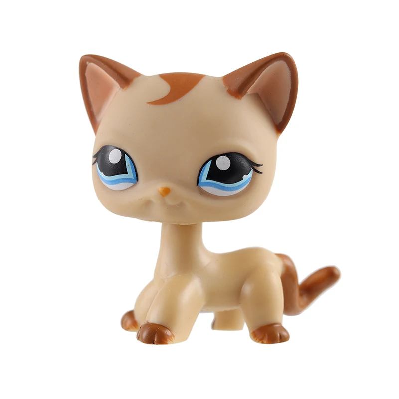 Новинка игрушки LPS для домашних животных серия кошек Милая Розовая кошка тигр