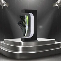 new home magnetic levitation floating shoe display stand 360 degree rotation sneaker stand house shop shoe display holds stand