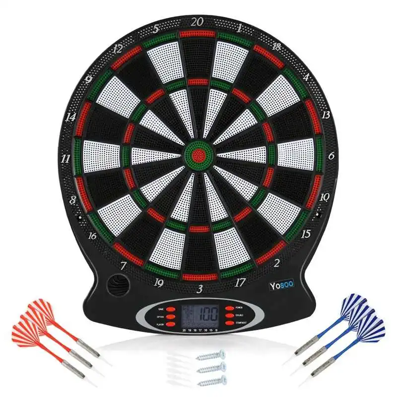 

1pc Professional Electronic Dartboard Electronic Hanging Dartboard LCD Scoring Indicator Dart Game With 6pcs Darts Indoor Games