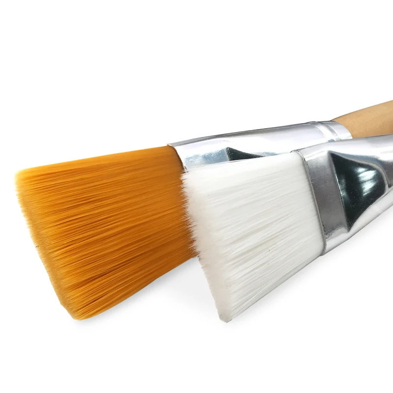 Мульти Функция мягкие волосы с деревянной ручкой маска кисточки кисточка для