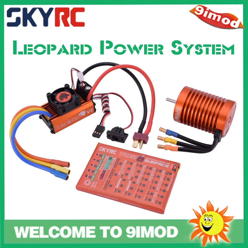 

SKYRC Leopard 10,0 T бесщеточный двигатель 3930KV 60A бесщеточный ESC светодиодная карта для программирования мощность комбинированная система набор для...