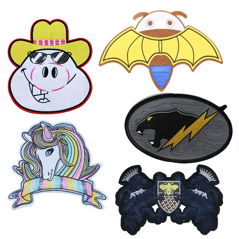 Декоративная заплатка с героями мультфильмов поцелуй губы фрукты Фламинго Париж